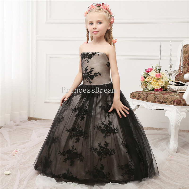 strapless dress for kids